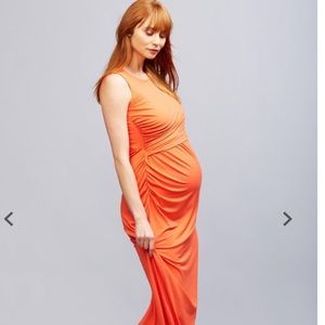 Seraphine full length maternity dress